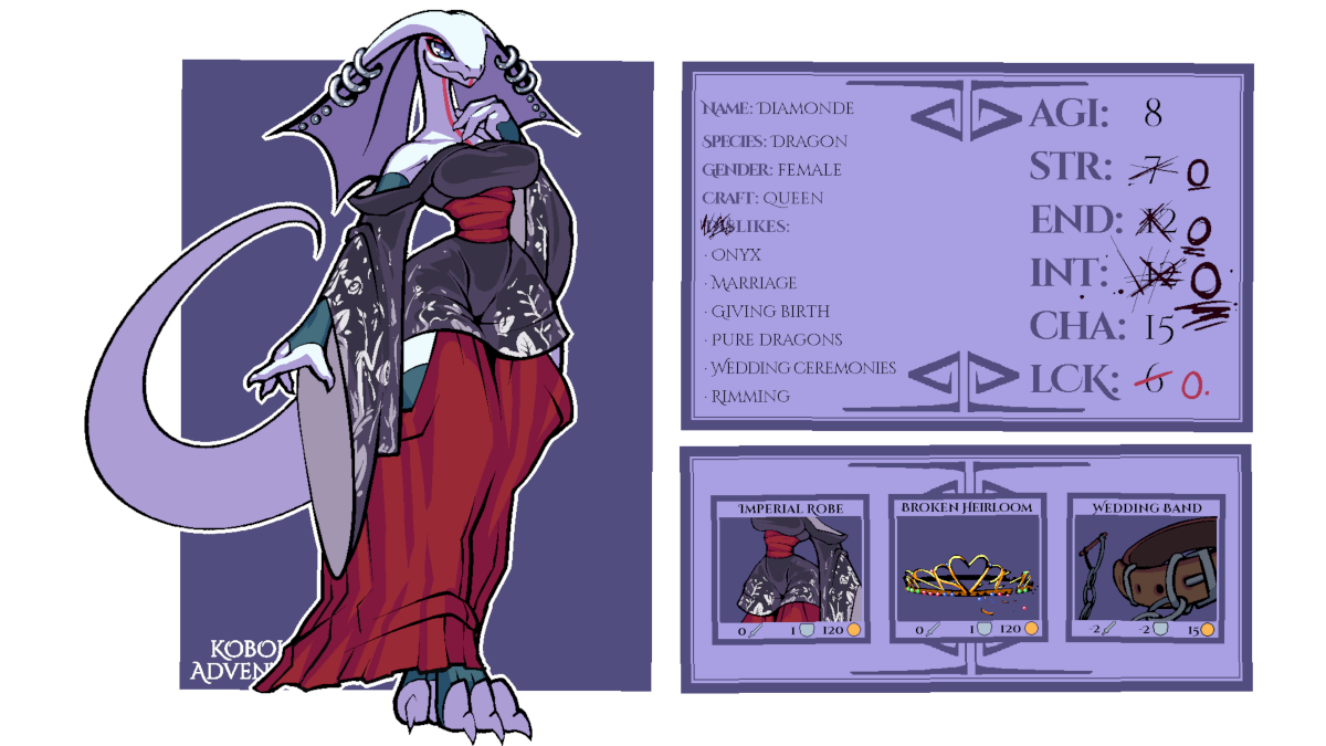 Art by Sneaky Diamonde's character sheet