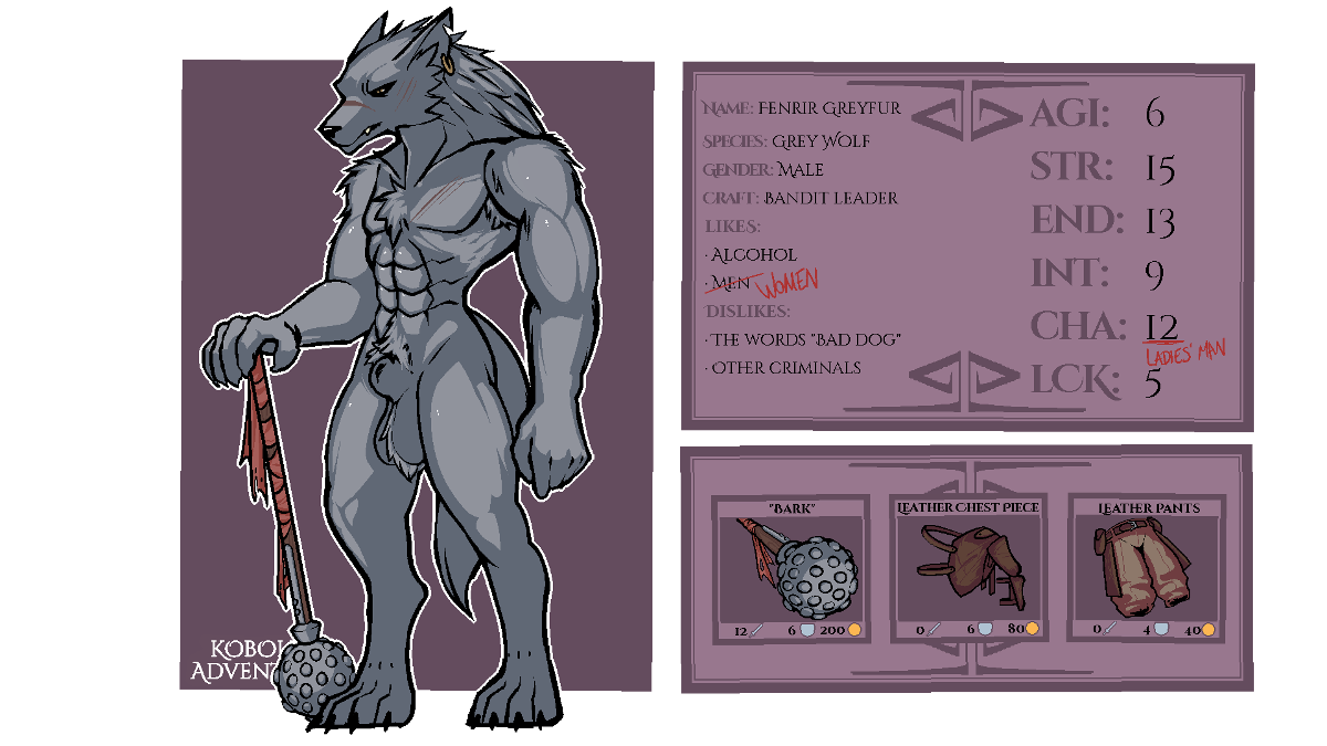 Art by Sneaky Fenrir's character sheet (lewd)