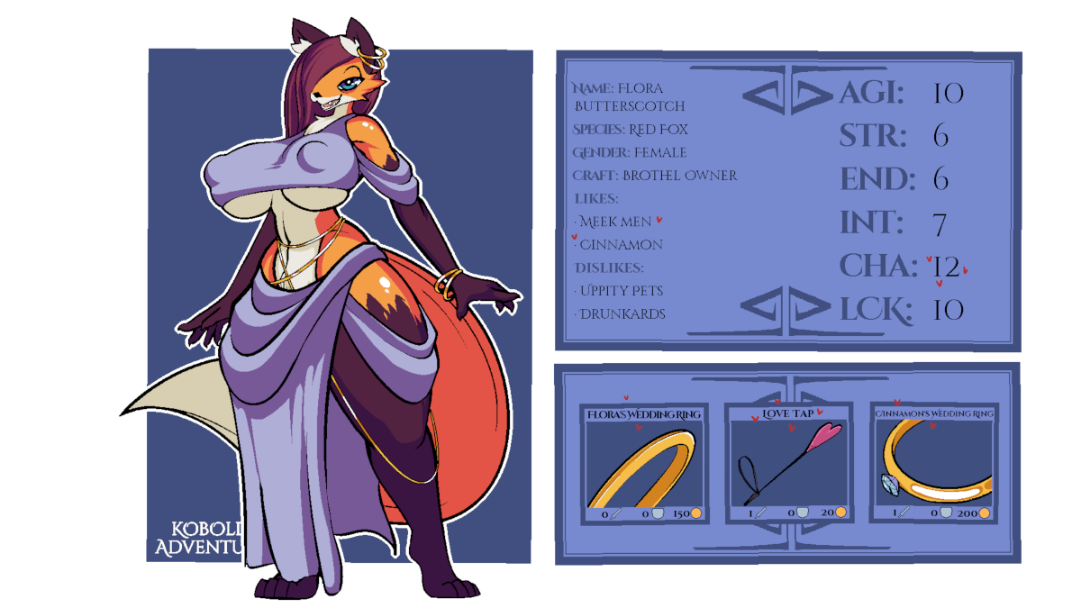 Art by Sneaky Flora's character sheet