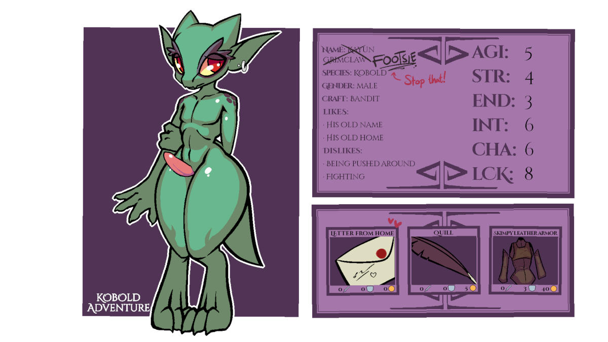 Art by Sneaky Footsie's character sheet (needy)