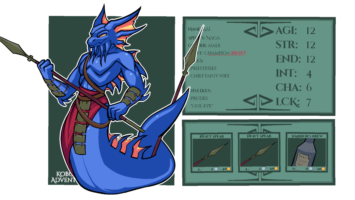 Art by Sneaky Kai's character sheet
