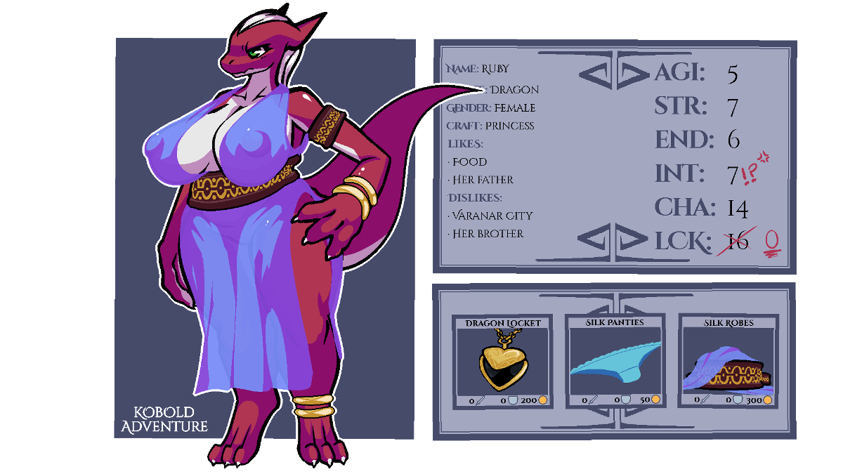 Art by Sneaky Ruby's character sheet